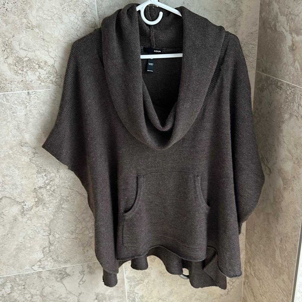 Chocolate poncho - Bloomingdale’s - one size only